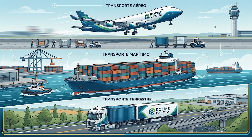 TRANSPORTE MARITIMO _ AEREO _ TERRESTRE